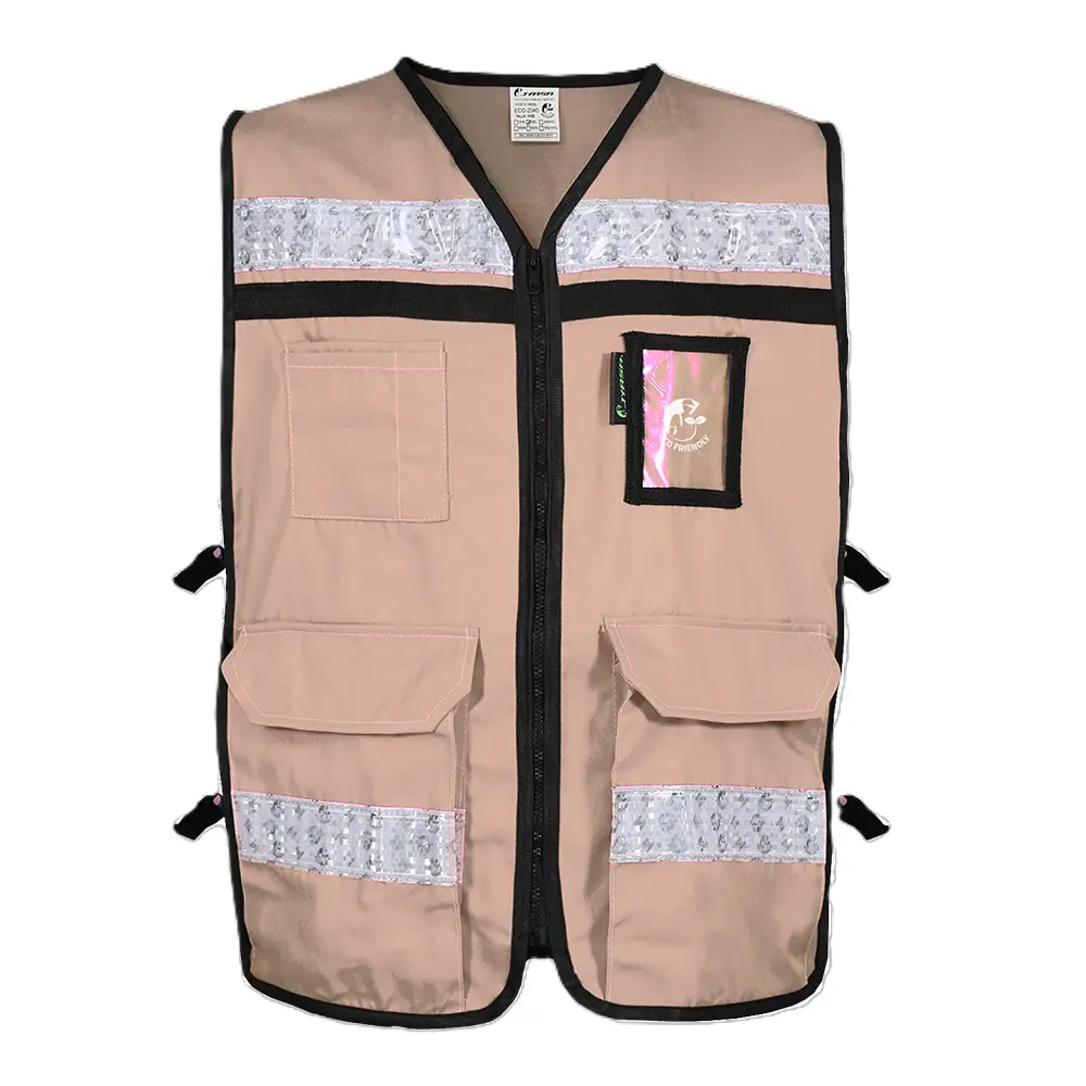 CHALECO RESCATISTA BEIGE