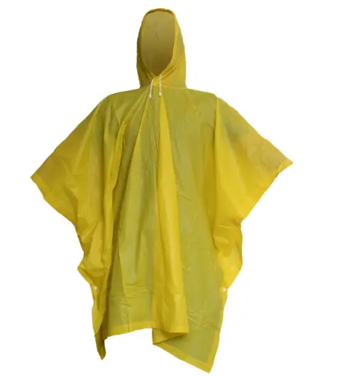 PONCHO LICA USO LIGERO AMARILLO IMPERMEABLE