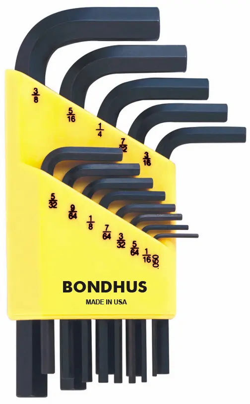 JUEGO DE LLAVESS BONDHUS STD 050-3/8 (13 PIEZAS)
