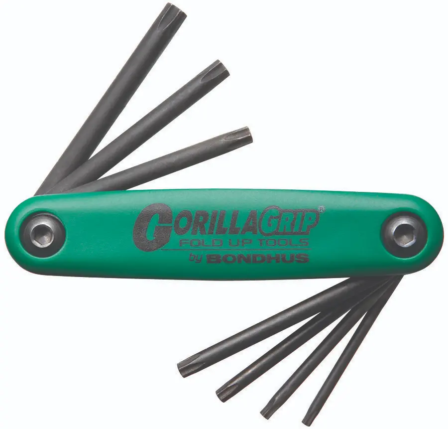 JUEGO DE LLAVES T/NAVAJA GORILLA TORX TR-7 A TR-25 (7 PIEZAS)