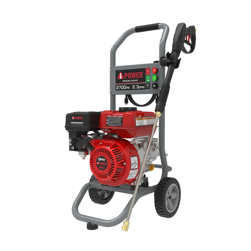 [AIP-APW2700] HIDROLAVADORA A GASOLINA MODELO AIPOWER 2700 PSI MOTOR 196 CC BOMBA AXIAL DE 3 PISTONES