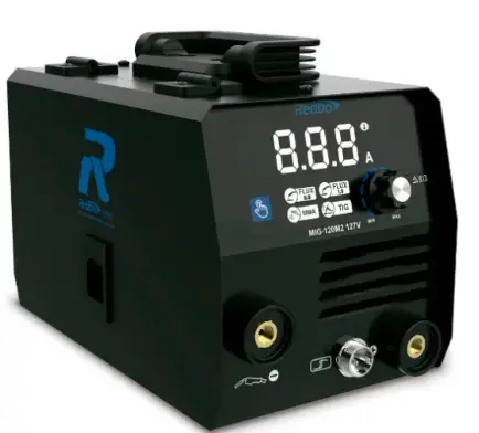 [RED-MIG-120M2] SOLDADORA INVERSOR MICROALAMBRE DE 110V 120AMPS P/FUNDIR USO SOLAMENTE SIN GAS TEC. IGBT PROCESOS MMA Y MIG