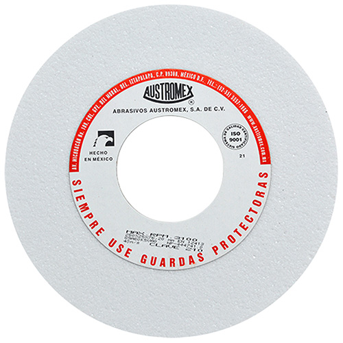 [AUS-210] RUEDA P/AFILADO Y RECT. 10 X 1 X 3 GRANO 60 BLANCA