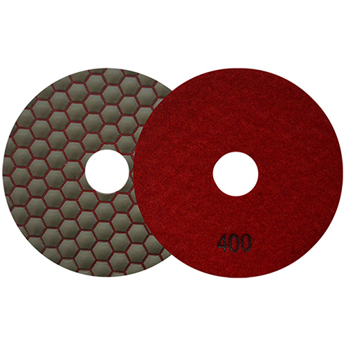 DISCO DIAMANTADO (PAD EN SECO) 4 GRANO 400 VELCRO P/GRANITO