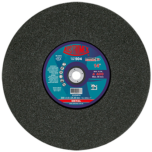 [AUS-504] DISCO P/CORTE METAL 14 X 9/64 X 1 (PLANO)