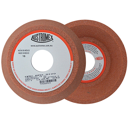 PIEDRA COPA VITRIFICADA 6 X 2 X 1 1/4 GRANO 60 (NARANJA)