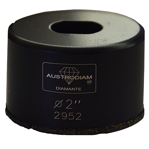 BROCA DE DIAMANTE 2 ELECTRODEPOSITADA P/PERFORAR GRANITO/MARMOL/LOSETA
