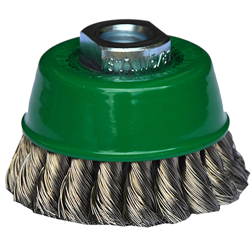 CEPILLO TIPO COPA TRENZADO 2 3/4 X 0.014 X 14mm ACERO INOXIDABLE (MULTIROSCA)