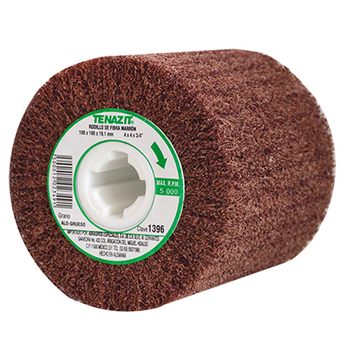 [AUS-1396] RODILLO DE FIBRA 4 X 4 X 5/8-11 FIBRA GRUESO ECONOMICO