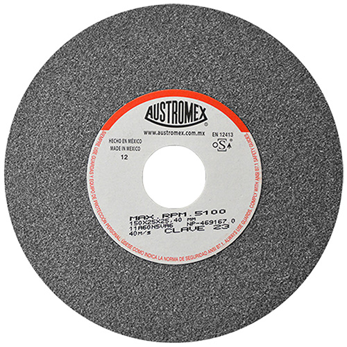 [AUS-23] RUEDA DE 6 X 1 X 1 GRANO 60 (FINO).