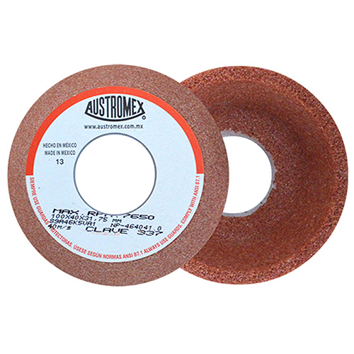 PIEDRA COPA VITRIFICADA 4 X 1 1/2 X 1 1/4 GRANO 46 (NARANJA)