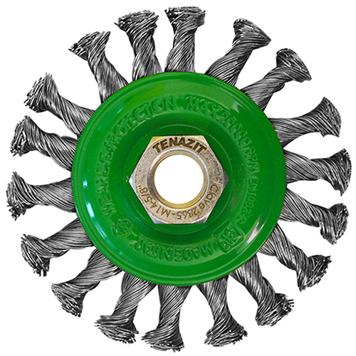 CEPILLO CIRCULAR TRENZADO 4 X 0.020 X 15.9-11 AC. INOX. CHIP CUT