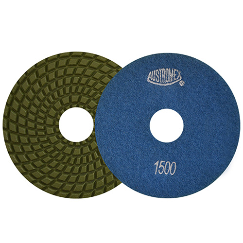 DISCO DIAMANTADO C/VELCRO 4 GRANO 1,500 VERDE OBSCURO P/GRANITO EASY CUT