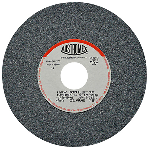 RUEDA DE 6 X 3/4 X 1 GRANO 80 (FINO)