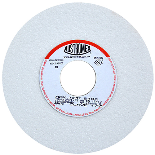 RUEDA P/AFILADOS Y RECT. 6 X 1/2 X 1 1/4 GRANO 60