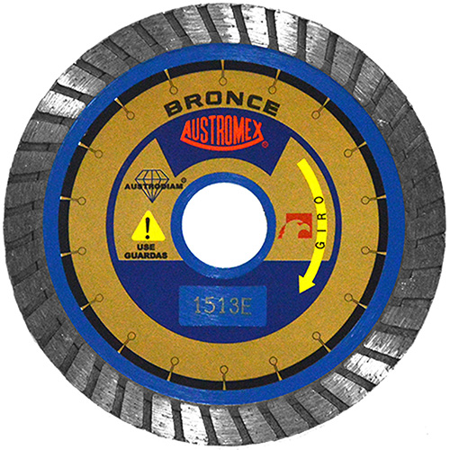 DISCO DE DIAMANTE P/USO GENERAL 4 1/2 X 0.080 X 7/8 AZUL TURBO