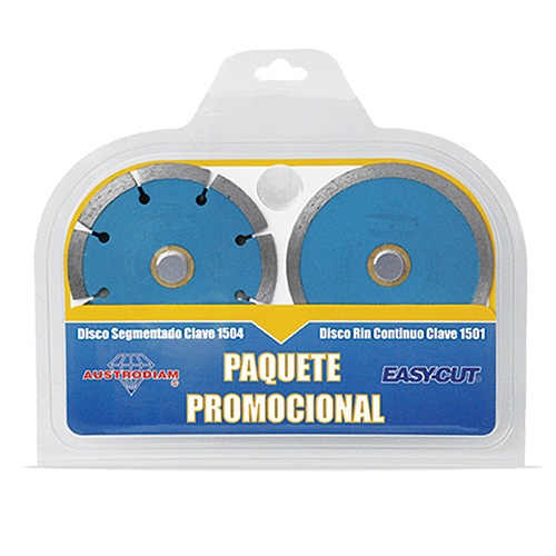 PAQUETE DISCOS DIAMANTE 4 EASY-CUT AUS-1504 Y AUS-1501