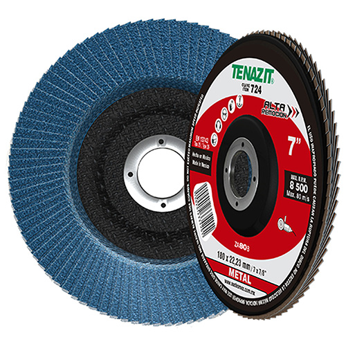 DISCO LAMINADO P/LIJAR ACABADO MEDIO GRANO 80 7 X 7/8