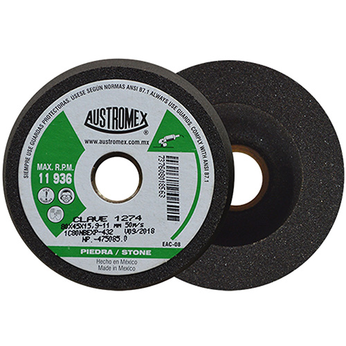 PIEDRA COPA 3 5/32 X 2 X 5/8 GRANO 80 EASY CUT (BD) P/CONCRETO