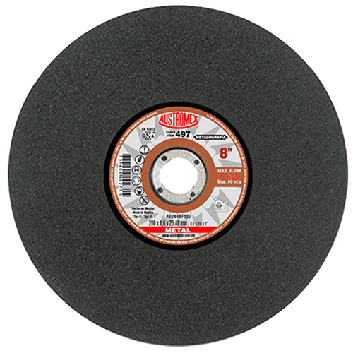 DISCO P/CORTE METAL 8 X 1/16 X 1 GRANO 60