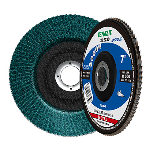 DISCO LAMINADO P/LIJAR FINO 7 GRANO 40 EASY CUT AZUL