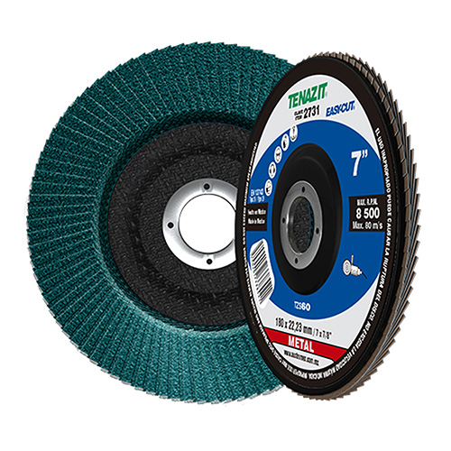 DISCO LAMINADO P/LIJAR FINO 7 GRANO 60 EASY CUT AZUL