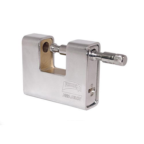 CANDADO P/CORTINA LATON ACORAZADO (MOD. HD-90) C/LLAVE DE PUNTOS