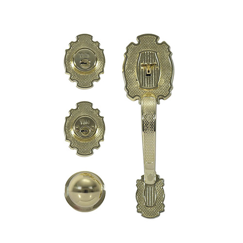 [YAL-MX87560] CERRADURA P/PUERTA PRINCIPAL (87560) RIVERA LATON PULIDO LLAVE-LLAVE (YAL-EDC3RIV)