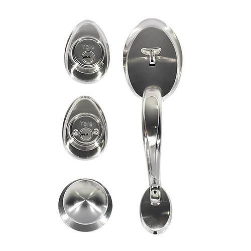 CERRADURA P/PUERTA PRINCIPAL (80875) VENECIA NIQUEL SATINADO LLAVE-LLAVE (YAL-EDC15CVEN)