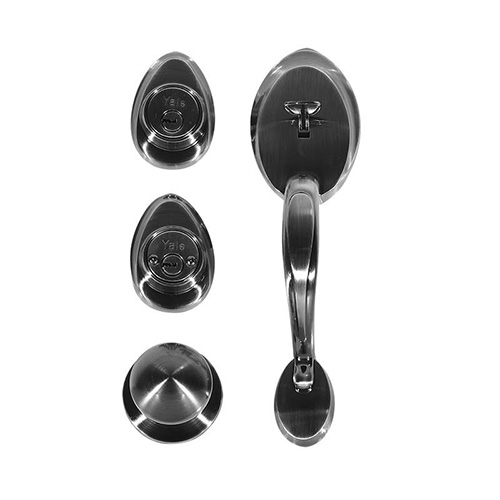 CERRADURA P/PUERTA PRINCIPAL (80876) VENECIA CROMO MATE LLAVE-LLAVE (YAL-EDC26DVEN)