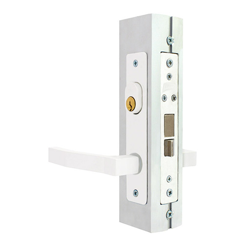 CERRADURA P/PUERTA ALUMINIO DOBLE MANIJA BLANCA (PHI-550ABL)