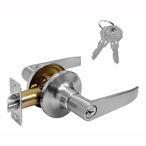 MANIJA P/RECAMARA MODELO TAMPICO NIQUEL SATINADO (BLISTER) TUBULAR