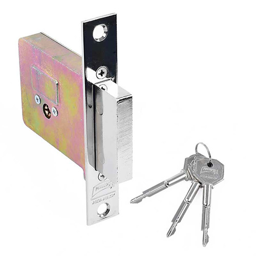 CERRADURA DE SEGURIDAD P/PUERTA PRINCIPAL LATON (PHI-X1000L)