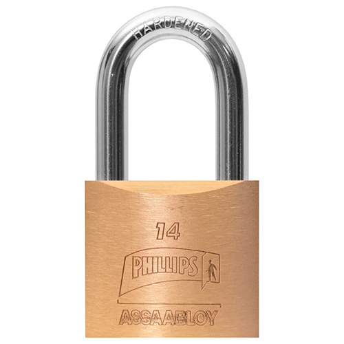 CANDADO GANCHO LARGO LATON (PHI-14GL)