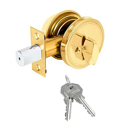 [PHI-MX81214] CERROJO P/SEGURIDAD LLAVE-MARIPOSA (81214) LATON PULIDO (BLISTER) (PHY-260P3XXB)