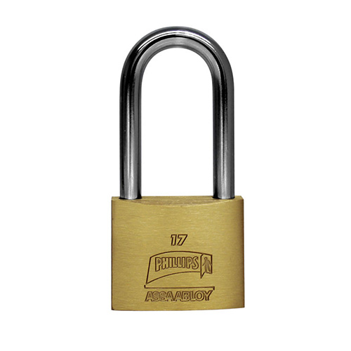 [PHI-MX239] CANDADO ESBELTO GANCHO CORTO LATON (PHI-17)