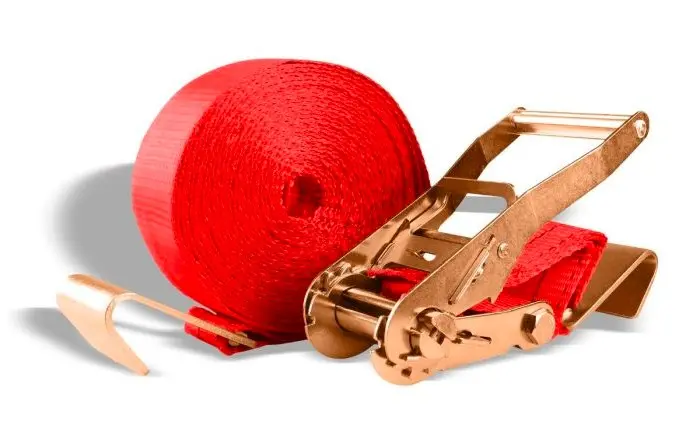 CINTURÓN TENSOR PARA SUJETAR CARGA (2”, 1.5 TON, 9 MTS)