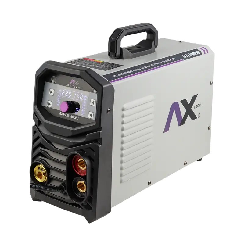 [AXT-EM160LED] SOLDADORA INVERSOR MIG/MAG, ELECTRODO Y TIG LIFT, 160A, CON PANTALLA LED BI VOLTAJE