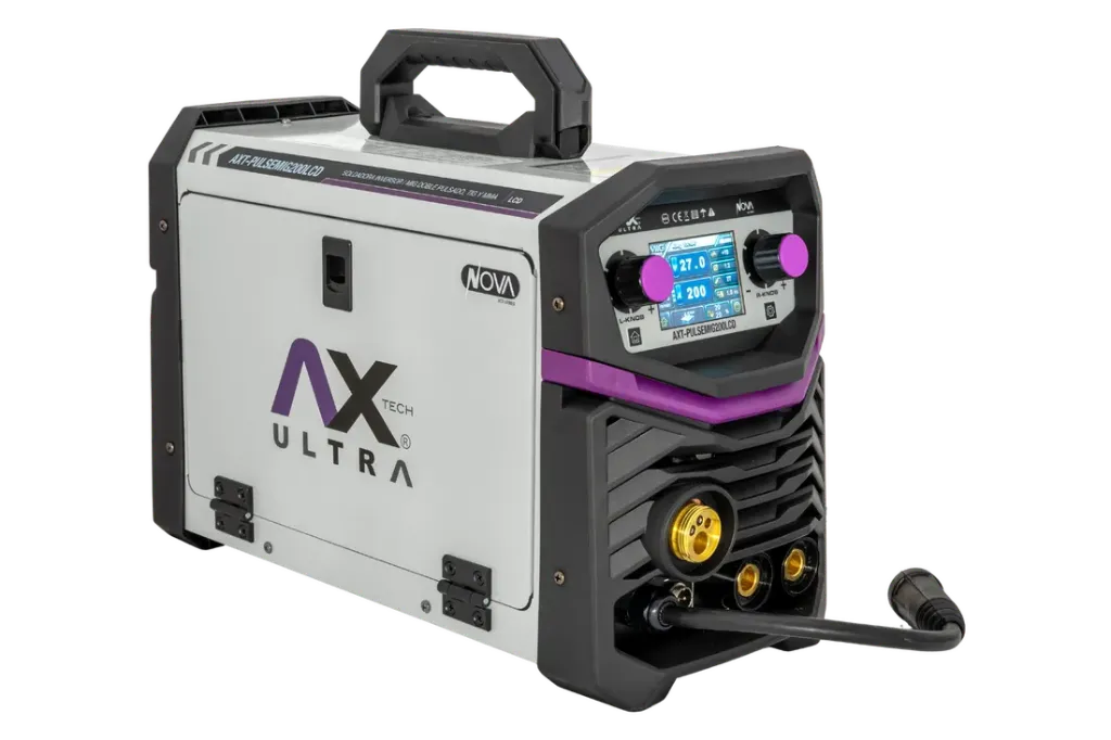 SOLDADORA INVERSOR MIG/MAG 200A, 220V 1PH CON PULSO SENCILLO Y DOBLE, ROLLO DE 1