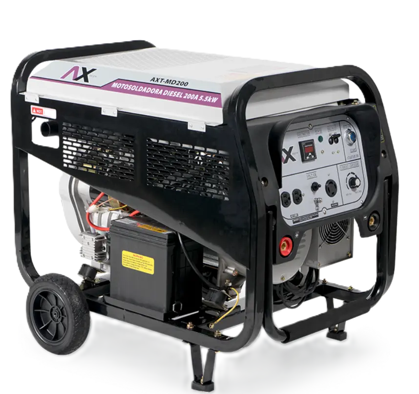 [AXT-MD200] MOTOSOLDADORA DIESEL 10HP, 200A, 5.500WTTS, 110/220V