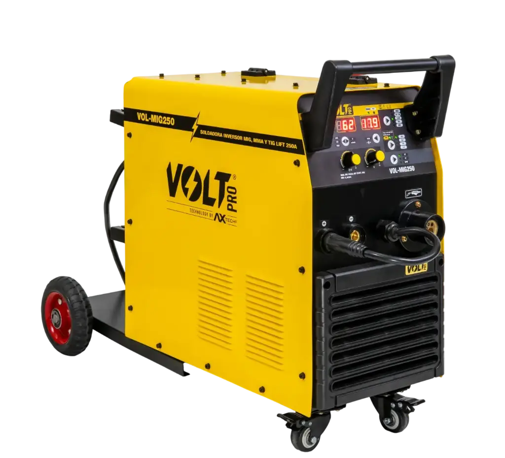 [VOL-MIG250] SOLDADORA INVERTER MIG/MMA/LIFT TIG 1P 220V  40-250A INCLUYE ANTORCHA MIG3
