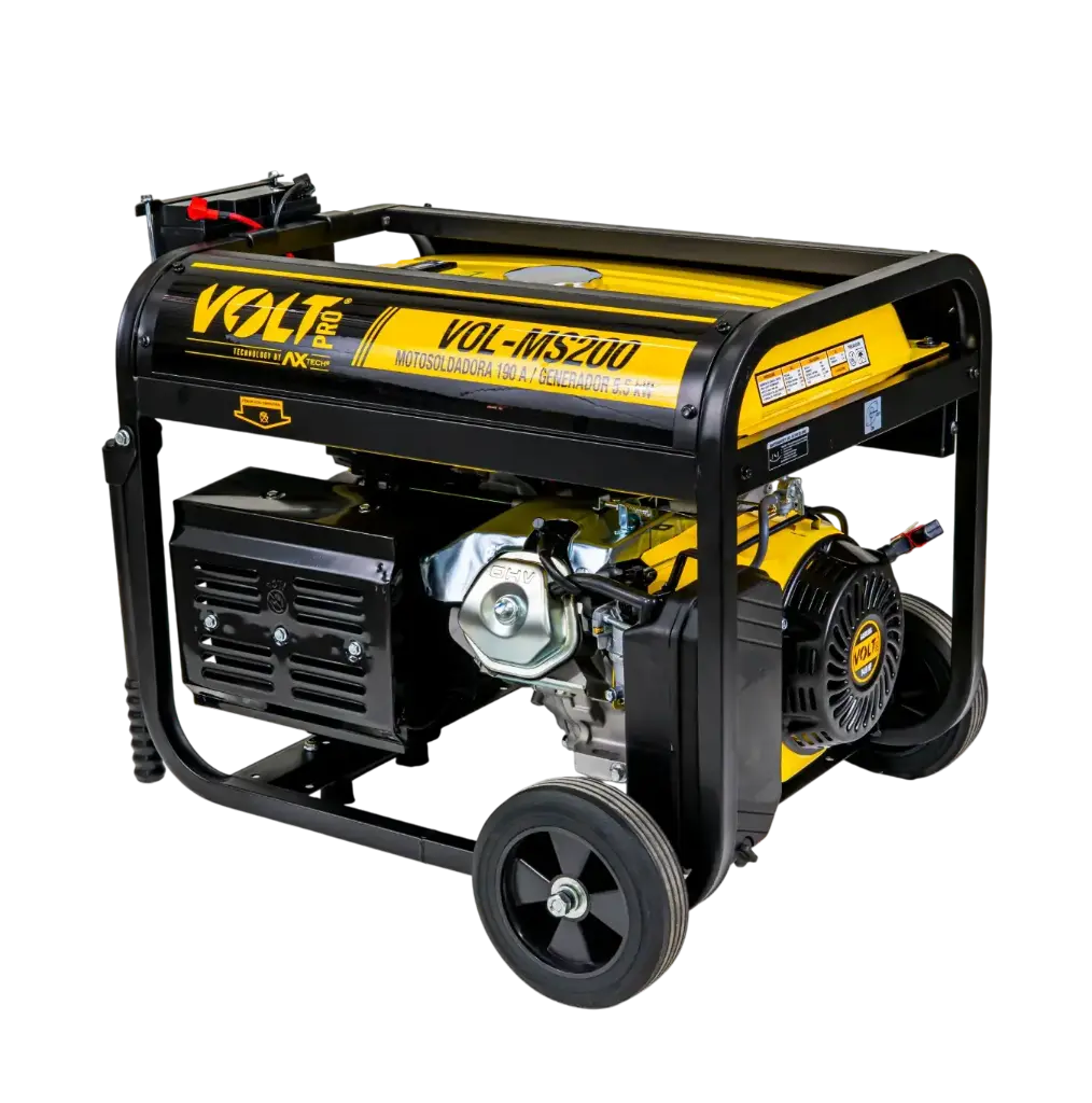 [VOL-MS200] MOTOSOLDADORA A GASOLINA GENERADOR 190A 120V/60Hz POTENCIA MAX 5.0 KW