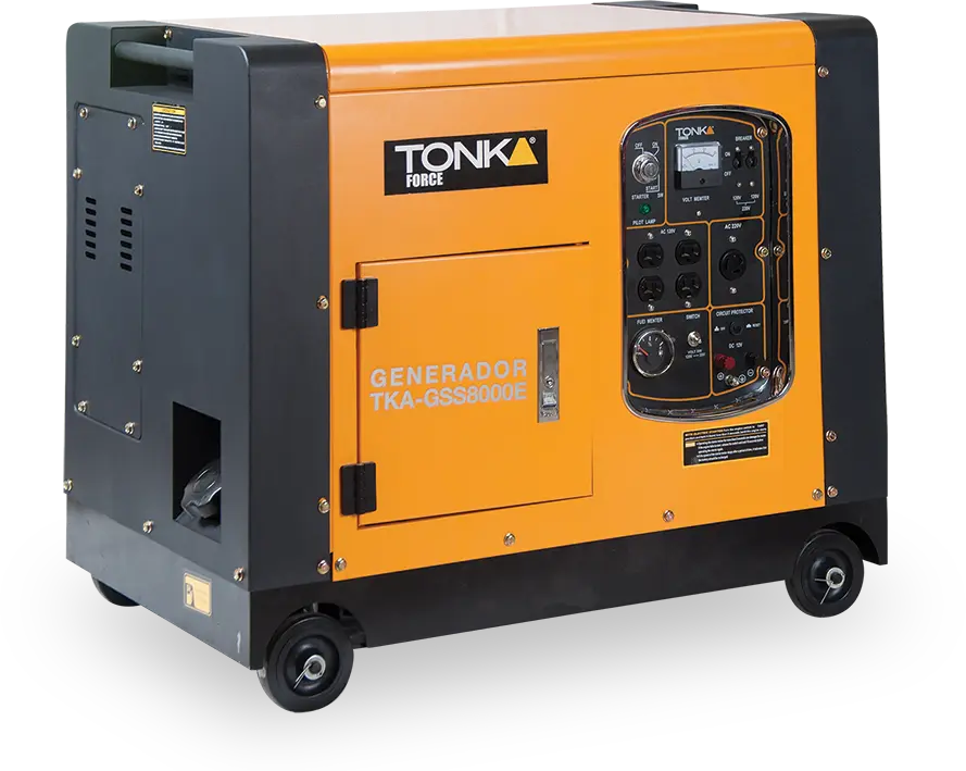[TKA-GSS8000E] GENERADOR SUPER SILENCIOSO GASOLINA  7,000Wtts, 16 HP, 110-220V/60Hz,CON MARCHA Y BATERIA