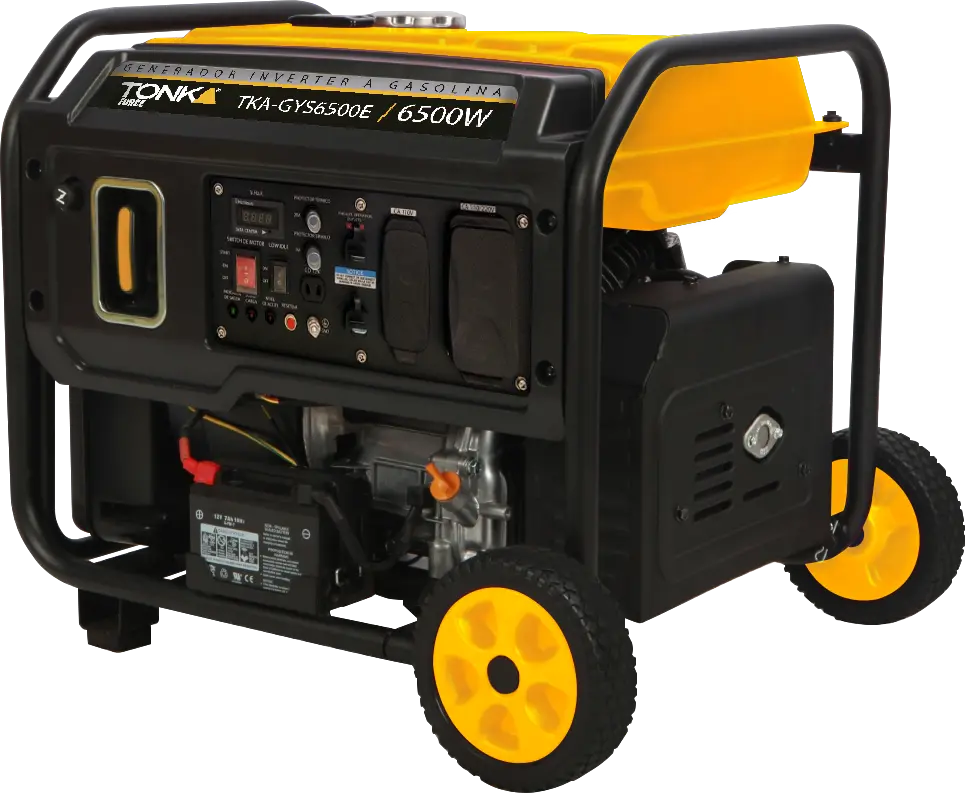 [TKA-GYS6500E] GENERADOR INVERTER 6500Wtts. 9HP, 110/220V, 60Hz, MARCHA, BATERÍA, LLANTAS