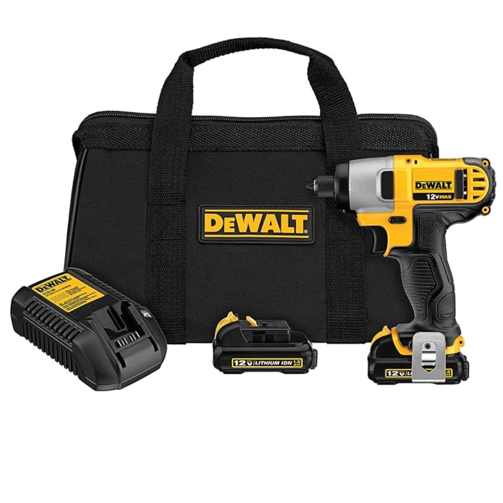 [BDD-DCF815S2] DESTORNILLADOR DE IMPACTO 1/4 INALAMBRICO 12 V MAX. ION LITIO C/2 BATERIAS