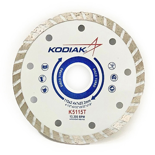 DISCO DE DIAMANTE P/USO GENERAL 9 X 7/8 ECONOM. TURBO