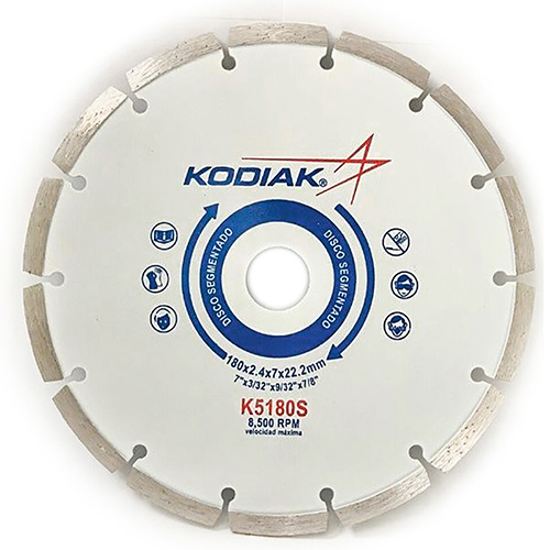 DISCO DE DIAMANTE P/USO GENERAL 4 1/2 X 7/8 ECONOM. SEGMENTADO