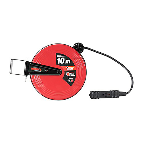 CARRETE CON EXTENSION ELECTRICA (10 MTS)