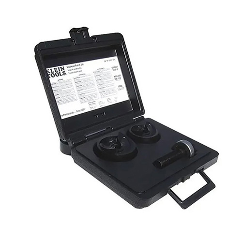 JUEGO DE 2 SACABOCADOS DE 1 1/2 Y 2 EN ESTUCHE NO INCLUYE MATRACA