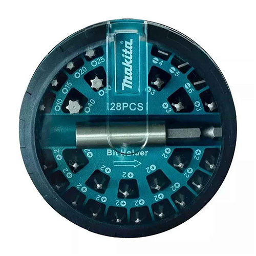 ESTUCHE DE PUNTAS C/CLIP 28 PZAS. C/PUNTAS MIXTAS Y ADAPTADOR